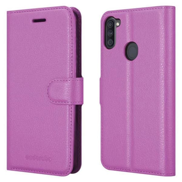 Deksel til Samsung Galaxy A11 / M11 Lommebokdeksel med magnetisk lukking, stativfunksjon og kortlomme
