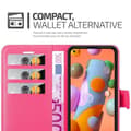 Miniatyrbilde 3 av 8: Deksel til Samsung Galaxy A11 / M11 Lommebokdeksel med magnetisk lukking, stativfunksjon og kortlomme