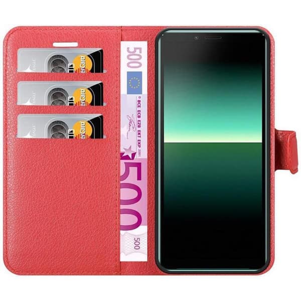 Deksel til Sony Xperia 10 II Lommebokdeksel med magnetisk lukking, stativfunksjon og kortlomme