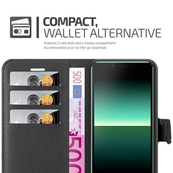 Sony Xperia 10 II Plånboksfodral Fodral Skal Case med magnetisk stängning, ståfunktion och kortplats