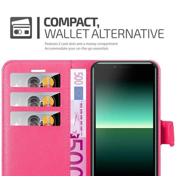 Sony Xperia 10 II Plånboksfodral Fodral Skal Case med magnetisk stängning, ståfunktion och kortplats