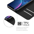 Miniatyrbilde 4 av 6: Deksel til iPhone XR Lommebokdeksel med magnetisk lukking, stativfunksjon og kortlomme
