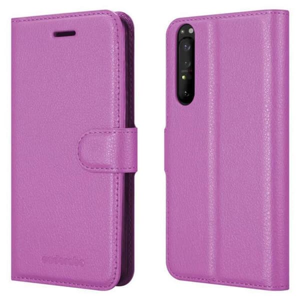 Deksel til Sony Xperia 1 II Lommebokdeksel med magnetisk lukking, stativfunksjon og kortlomme