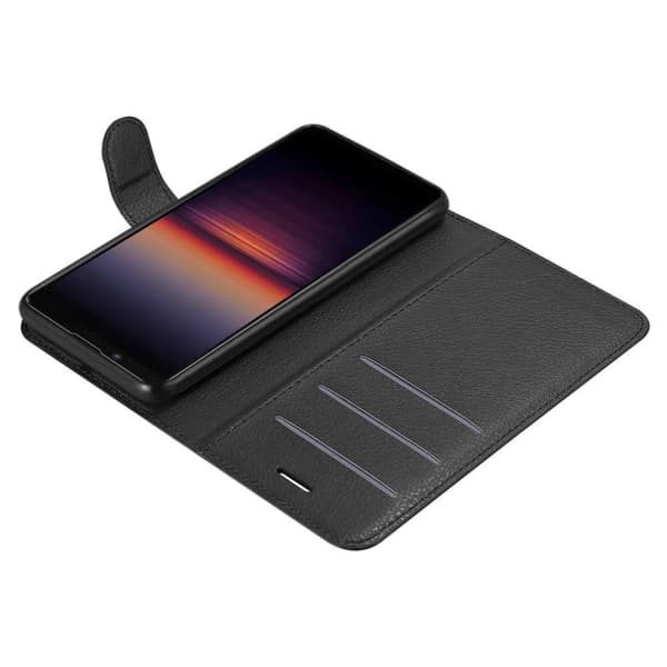 Deksel til Sony Xperia 1 II Lommebokdeksel med magnetisk lukking, stativfunksjon og kortlomme