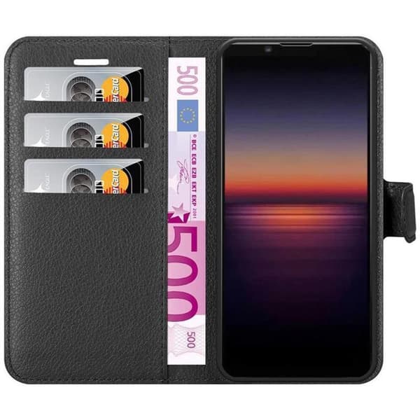 Sony Xperia 1 II Suojakotelo Lompakkokotelo Matkapuhelinkotelo Suojakuori jossa magneettisuljenta, jalusta-toiminto ja korttitasku
