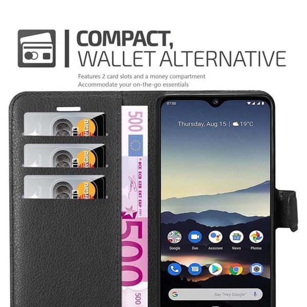 Nokia 7.2 Suojakotelo Lompakkokotelo Matkapuhelinkotelo Suojakuori jossa magneettisuljenta, jalusta-toiminto ja korttitasku