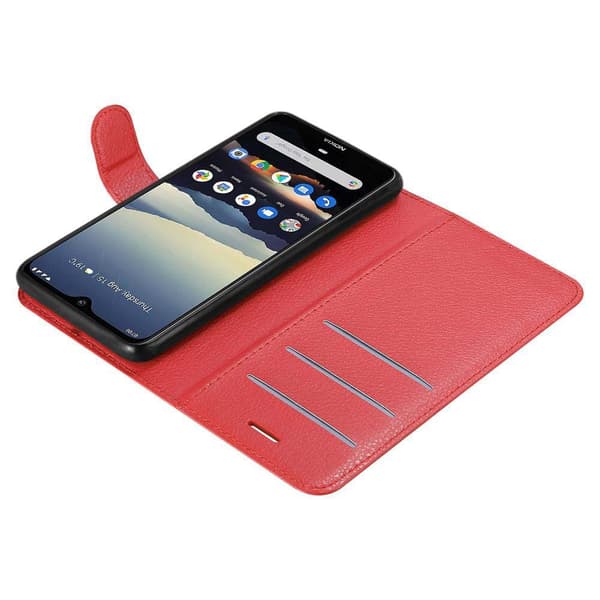 Nokia 7.2 Suojakotelo Lompakkokotelo Matkapuhelinkotelo Suojakuori jossa magneettisuljenta, jalusta-toiminto ja korttitasku