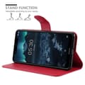 Miniatyrbild 6 av 6: Nokia 5.1 Plånboksfodral Fodral Skal Case med magnetisk stängning, ståfunktion och kortplats