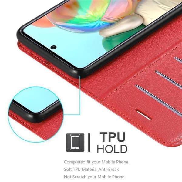 Samsung Galaxy A51 4G / M40s Suojakotelo Lompakkokotelo Matkapuhelinkotelo Suojakuori jossa magneettisuljenta, jalusta-toiminto ja korttitasku