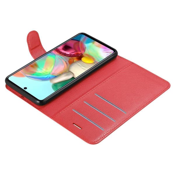 Samsung Galaxy A51 4G / M40s Suojakotelo Lompakkokotelo Matkapuhelinkotelo Suojakuori jossa magneettisuljenta, jalusta-toiminto ja korttitasku