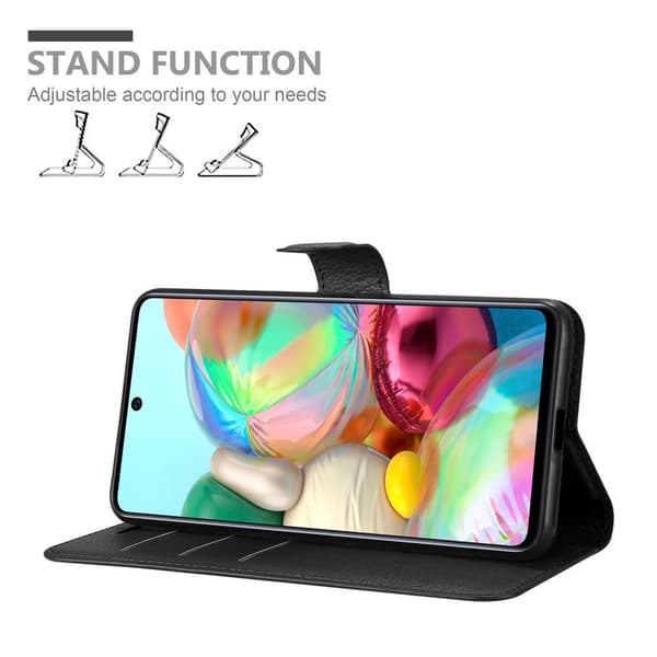 Samsung Galaxy A51 4G / M40s Suojakotelo Lompakkokotelo Matkapuhelinkotelo Suojakuori jossa magneettisuljenta, jalusta-toiminto ja korttitasku