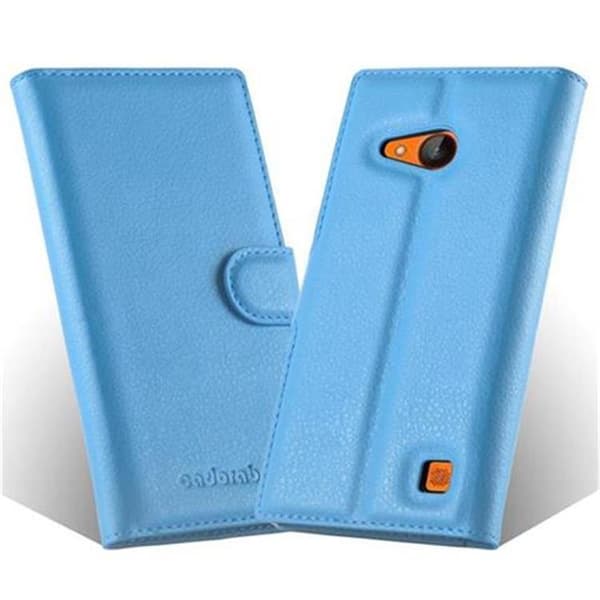 Nokia Lumia 730 Suojakotelo Lompakkokotelo Matkapuhelinkotelo Suojakuori jossa magneettisuljenta, jalusta-toiminto ja korttitasku