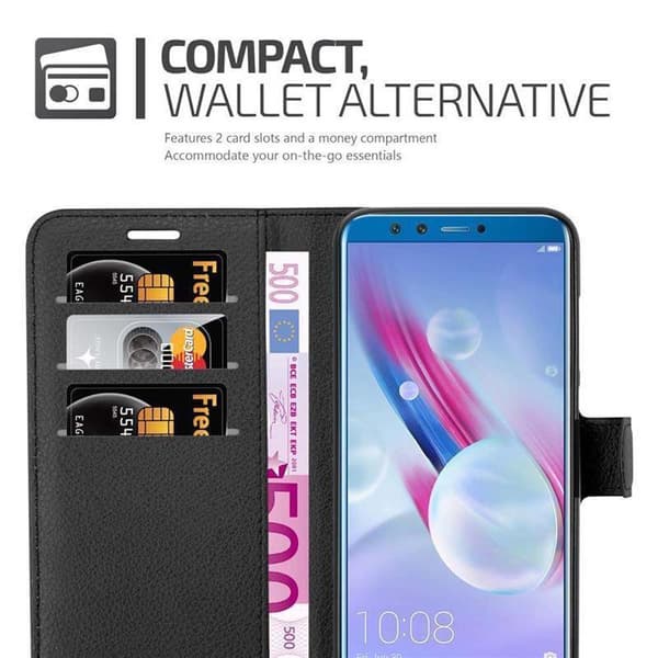 Honor 9 LITE Plånboksfodral Fodral Skal Case med magnetisk stängning, ståfunktion och kortplats