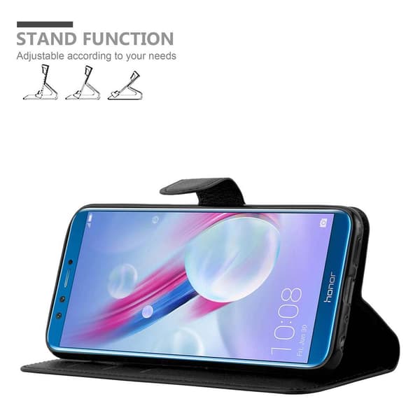 Honor 9 LITE Plånboksfodral Fodral Skal Case med magnetisk stängning, ståfunktion och kortplats