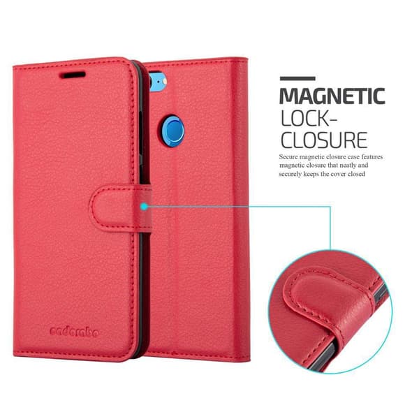 Honor 9 LITE Plånboksfodral Fodral Skal Case med magnetisk stängning, ståfunktion och kortplats