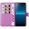 Miniatyrbilde 5 av 8: Deksel til Sony Xperia L4 Lommebokdeksel med magnetisk lukking, stativfunksjon og kortlomme