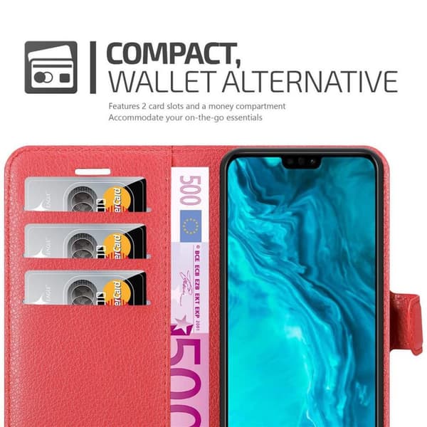 Honor 9X LITE Plånboksfodral Fodral Skal Case med magnetisk stängning, ståfunktion och kortplats