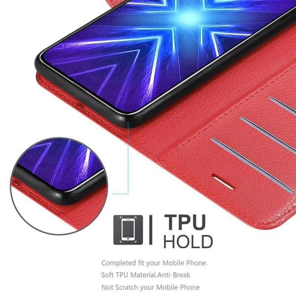 Honor 9X Suojakotelo Lompakkokotelo Matkapuhelinkotelo Suojakuori jossa magneettisuljenta, jalusta-toiminto ja korttitasku
