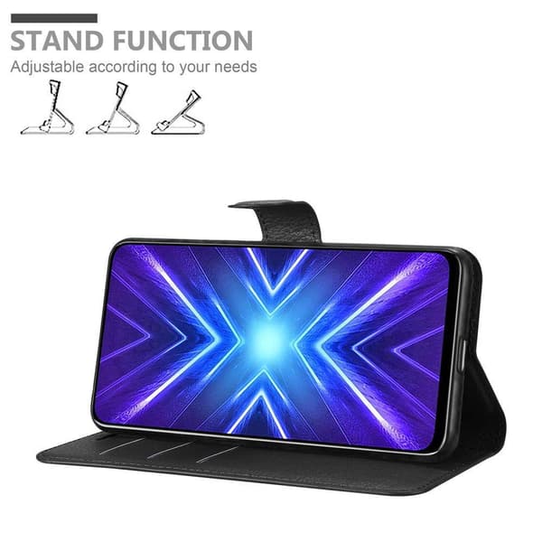 Honor 9X Suojakotelo Lompakkokotelo Matkapuhelinkotelo Suojakuori jossa magneettisuljenta, jalusta-toiminto ja korttitasku