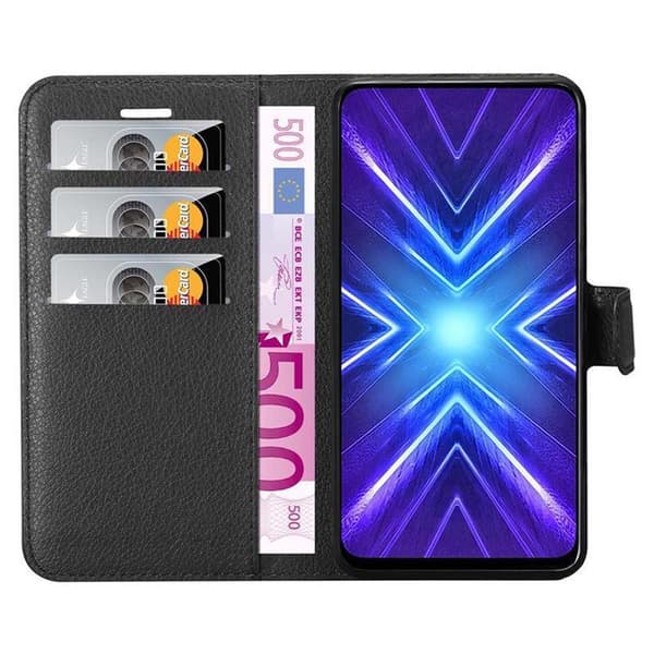 Honor 9X Suojakotelo Lompakkokotelo Matkapuhelinkotelo Suojakuori jossa magneettisuljenta, jalusta-toiminto ja korttitasku