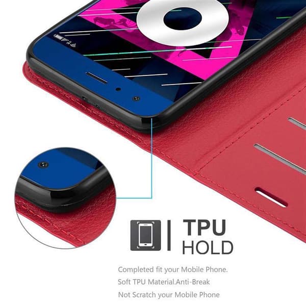 Honor 9 Plånboksfodral Fodral Skal Case med magnetisk stängning, ståfunktion och kortplats