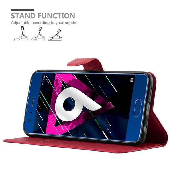 Honor 9 Plånboksfodral Fodral Skal Case med magnetisk stängning, ståfunktion och kortplats