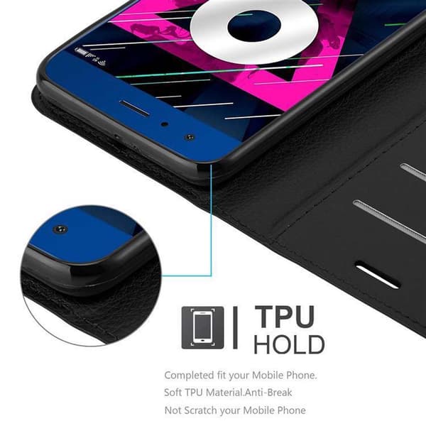 Honor 9 Plånboksfodral Fodral Skal Case med magnetisk stängning, ståfunktion och kortplats