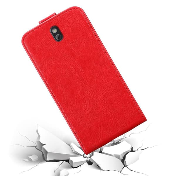 HTC ONE SV Pungetui Flip Cover (Rød)