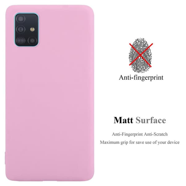 Samsung Galaxy A51 5G Skal Fodral Case Cover Mobilskydd av flexibelt TPU-silikon