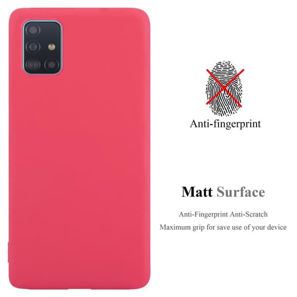 Samsung Galaxy A51 5G Skal Fodral Case Cover Mobilskydd av flexibelt TPU-silikon