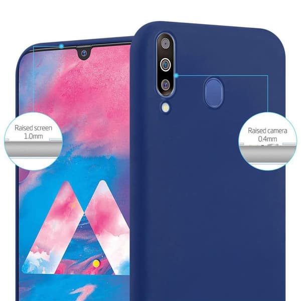 Samsung Galaxy M30 / A40s Skal Fodral Case Cover Mobilskydd av flexibelt TPU-silikon