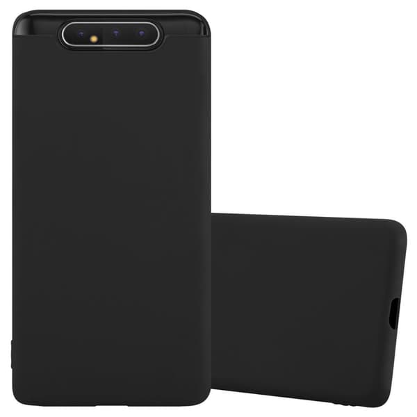 Deksel til Samsung Galaxy A80 / A90 4G Silikondeksel CANDY SVART