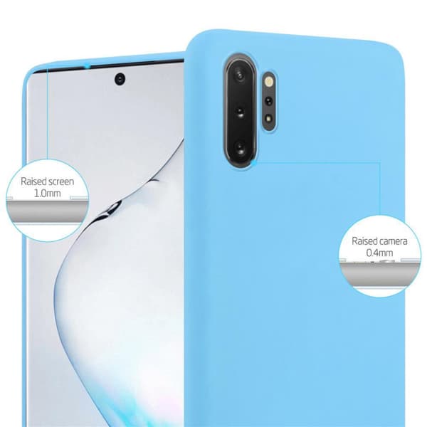 Samsung Galaxy NOTE 10 PLUS Skal Fodral Case Cover Mobilskydd av flexibelt TPU-silikon