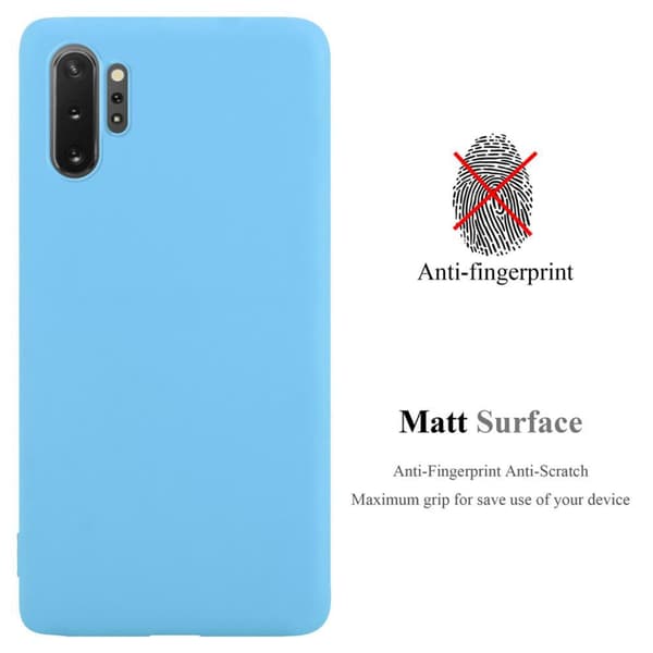 Samsung Galaxy NOTE 10 PLUS Skal Fodral Case Cover Mobilskydd av flexibelt TPU-silikon
