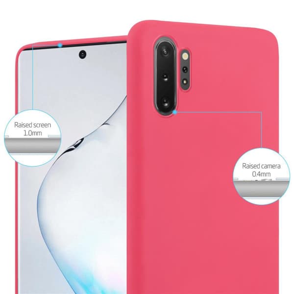 Samsung Galaxy NOTE 10 PLUS Skal Fodral Case Cover Mobilskydd av flexibelt TPU-silikon