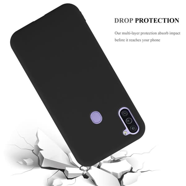 Samsung Galaxy A11 / M11 Skal Fodral Case Cover Mobilskydd av flexibelt TPU-silikon