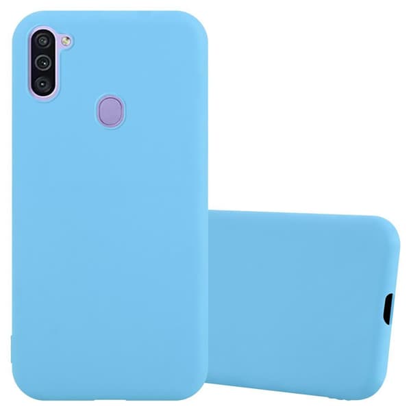 Samsung Galaxy A11 / M11 Skal Fodral Case Cover Mobilskydd av flexibelt TPU-silikon