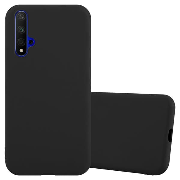 Deksel til Honor 20 / 20S / Huawei NOVA 5T Silikondeksel CANDY SVART