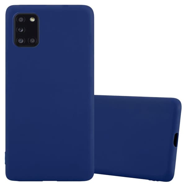 Deksel til Samsung Galaxy A31 Silikondeksel CANDY MØRKEBLÅT