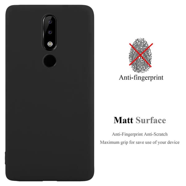 Nokia 5.1 PLUS / X5 Skal Fodral Case Cover Mobilskydd av flexibelt TPU-silikon