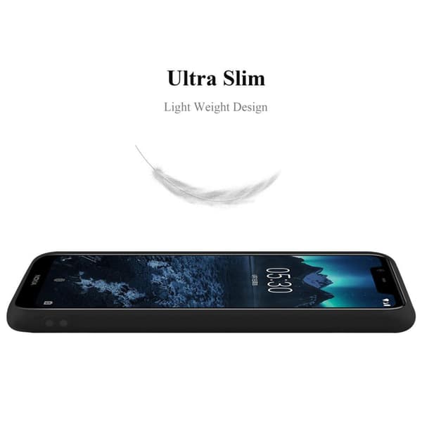 Nokia 5.1 PLUS / X5 Skal Fodral Case Cover Mobilskydd av flexibelt TPU-silikon