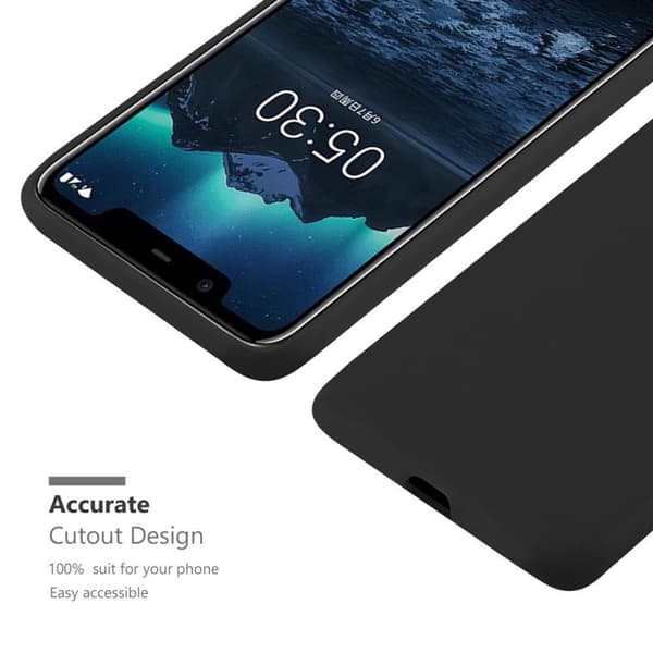 Nokia 5.1 PLUS / X5 Skal Fodral Case Cover Mobilskydd av flexibelt TPU-silikon