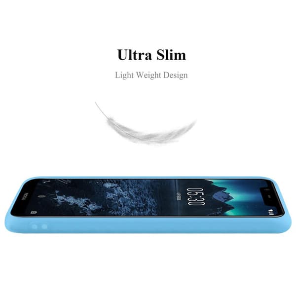 Nokia 5.1 PLUS / X5 Skal Fodral Case Cover Mobilskydd av flexibelt TPU-silikon