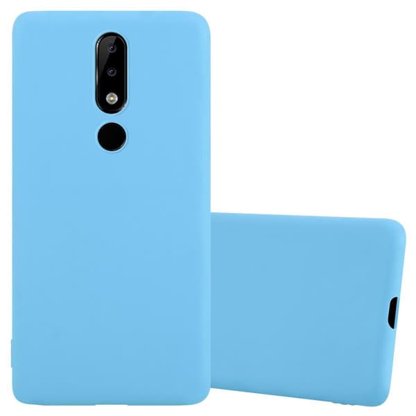 Nokia 5.1 PLUS / X5 Skal Fodral Case Cover Mobilskydd av flexibelt TPU-silikon