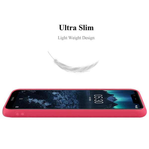 Nokia 5.1 PLUS / X5 Skal Fodral Case Cover Mobilskydd av flexibelt TPU-silikon