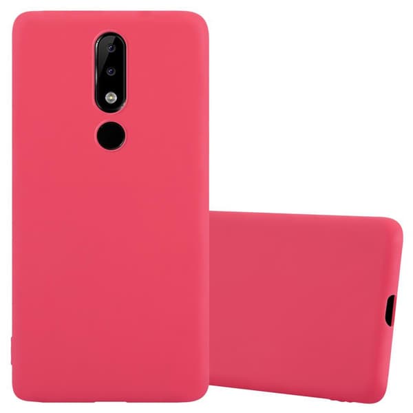 Nokia 5.1 PLUS / X5 Skal Fodral Case Cover Mobilskydd av flexibelt TPU-silikon