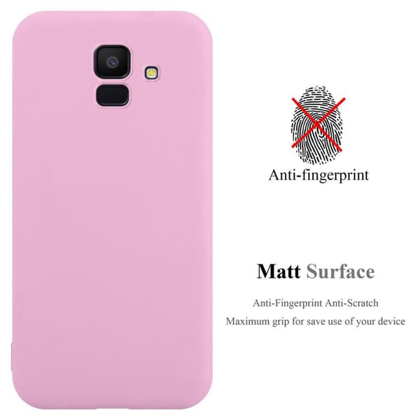 Samsung Galaxy J6 2018 Skal Fodral Case Cover Mobilskydd av flexibelt TPU-silikon
