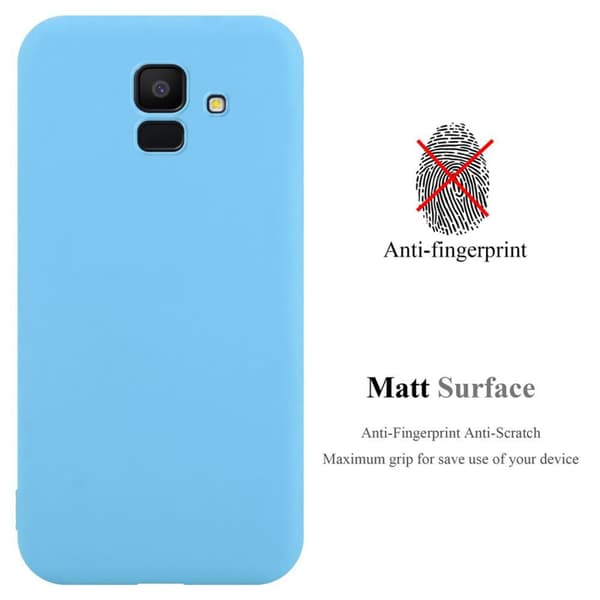 Samsung Galaxy J6 2018 Skal Fodral Case Cover Mobilskydd av flexibelt TPU-silikon