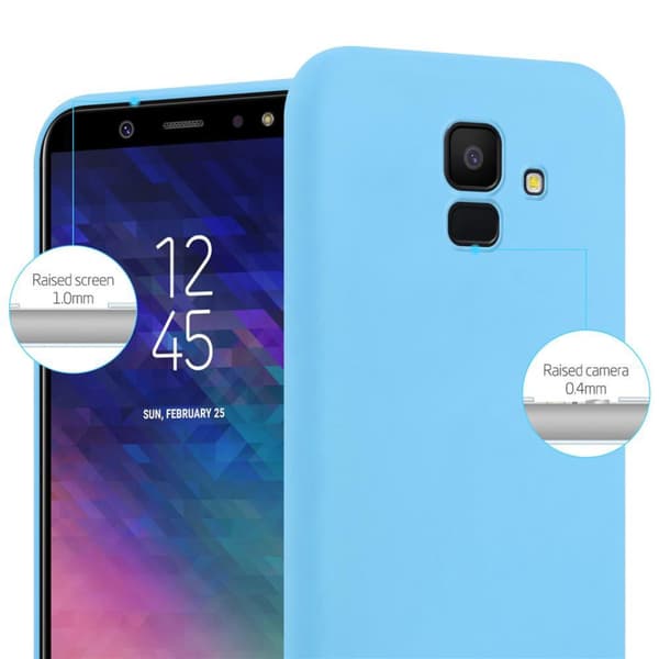 Samsung Galaxy J6 2018 Skal Fodral Case Cover Mobilskydd av flexibelt TPU-silikon
