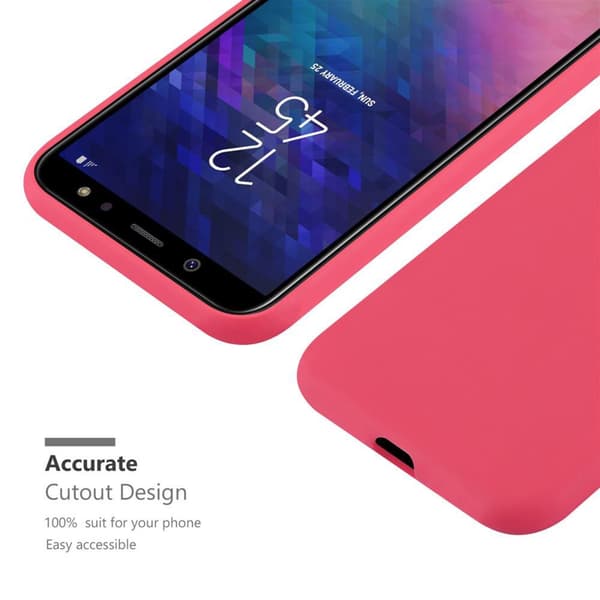 Samsung Galaxy J6 2018 Skal Fodral Case Cover Mobilskydd av flexibelt TPU-silikon